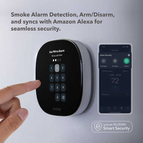 ecobee Built-in voice assistant lets you control climate with Siri or Alexa.