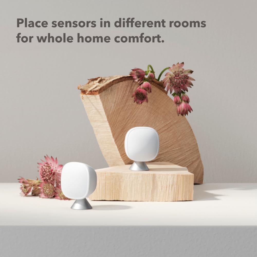 ecobee Smart Sensor attaches magnetically for easy repositioning.