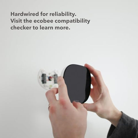 ecobee Smart Thermostat Enhanced energy savings graph on screen