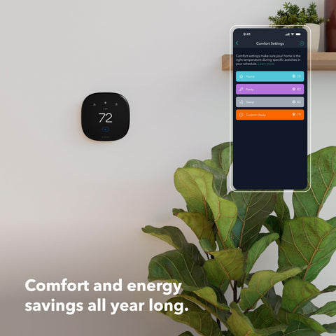 ecobee Smart Thermostat Enhanced installation kit included for easy setup