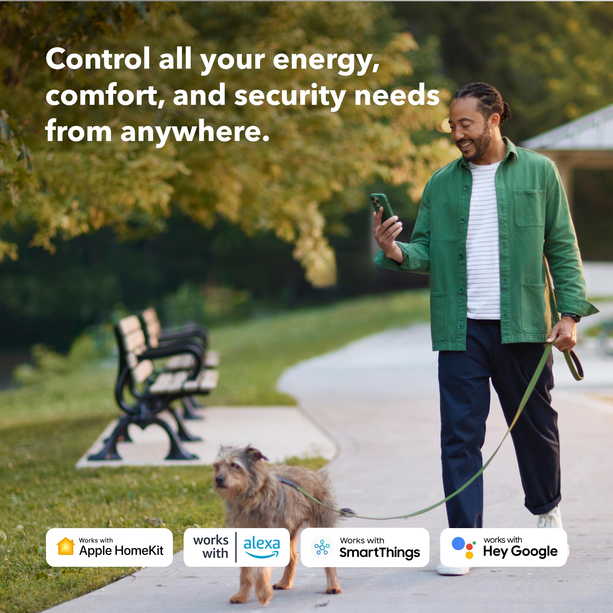 ecobee Smart Thermostat Enhanced smart sensors in use