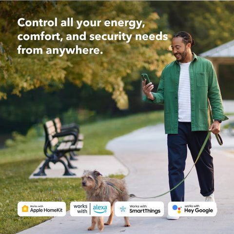 ecobee Smart Thermostat Enhanced smart sensors in use