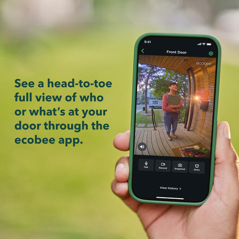 ecobee package detection alerts when deliveries arrive