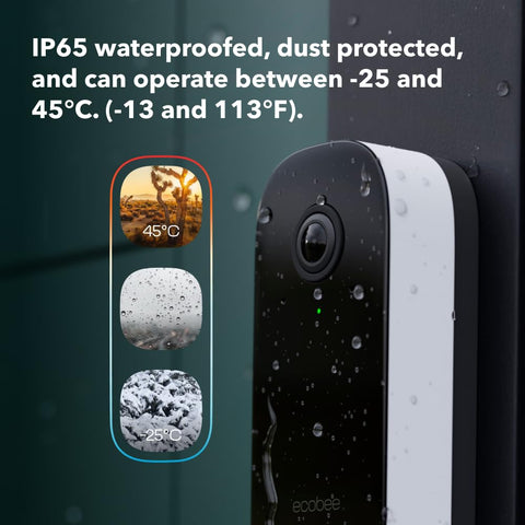 ecobee doorbell snapshots viewable in the app
