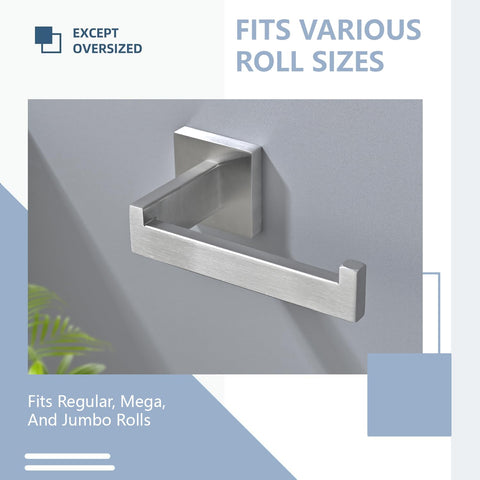ECOClasp brushed-nickel finish resists fingerprints for a cleaner look.