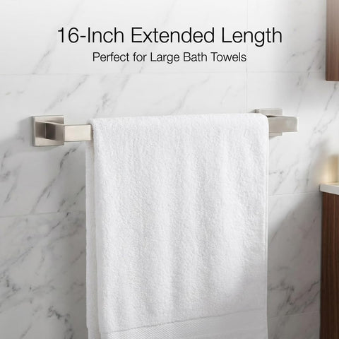 EcoClasp brushed nickel robe hooks in modern finish