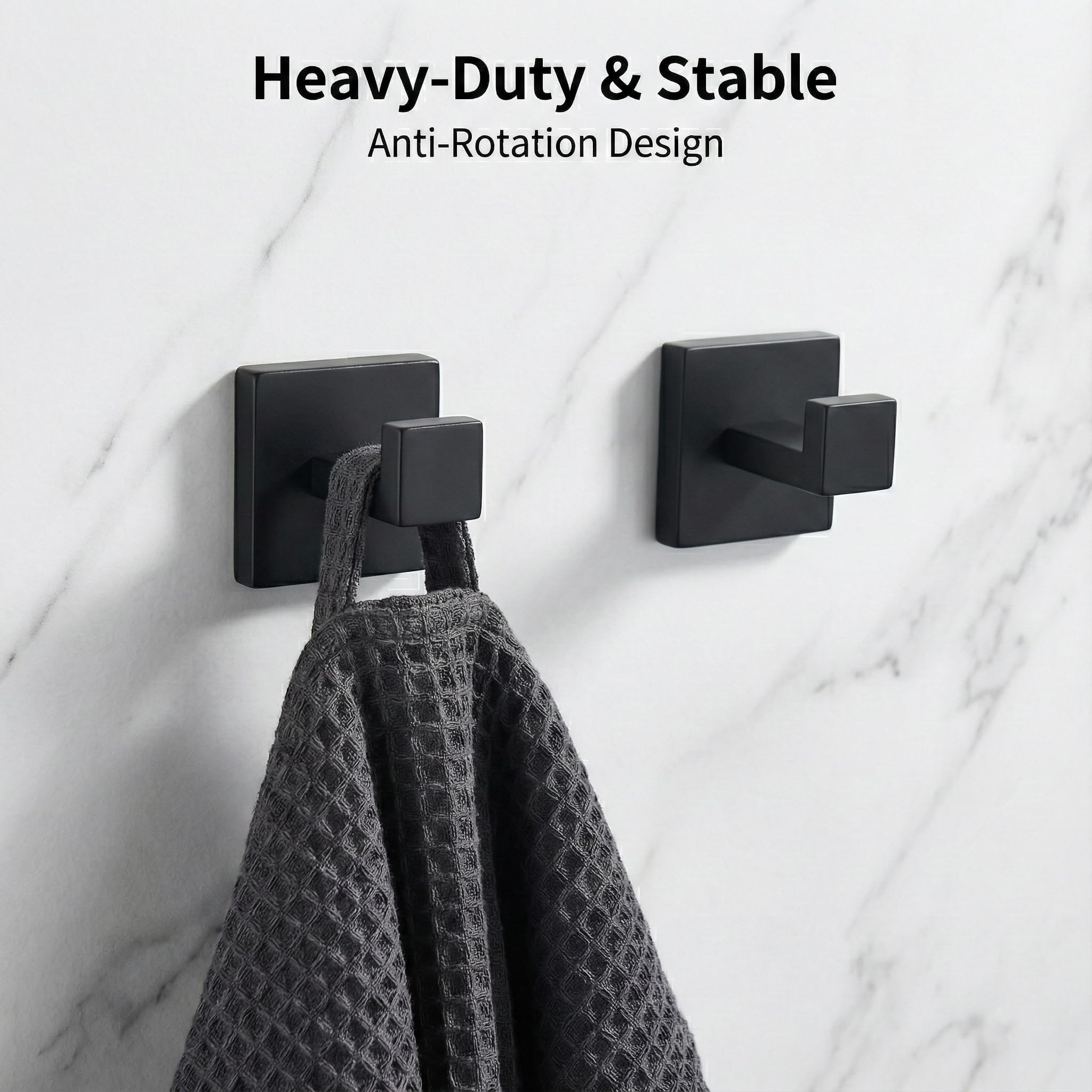 Hidden screw installation shown on ECOClasp matte black fixture.