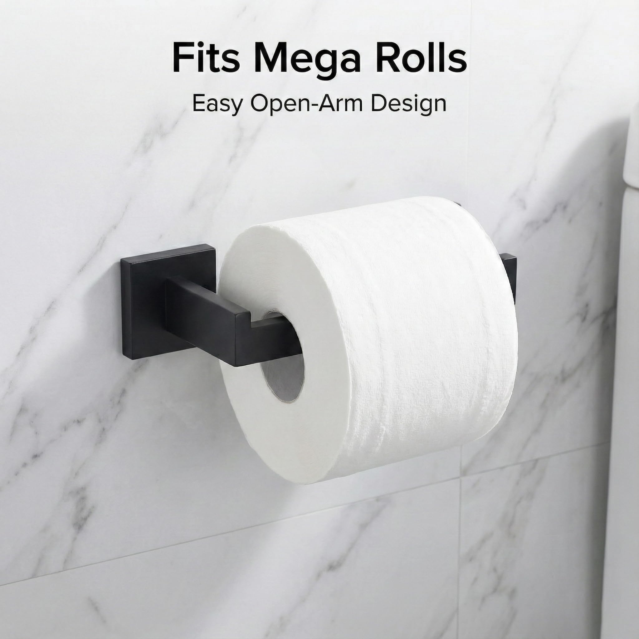 ECOClasp matte black robe hook set for robes and towels.