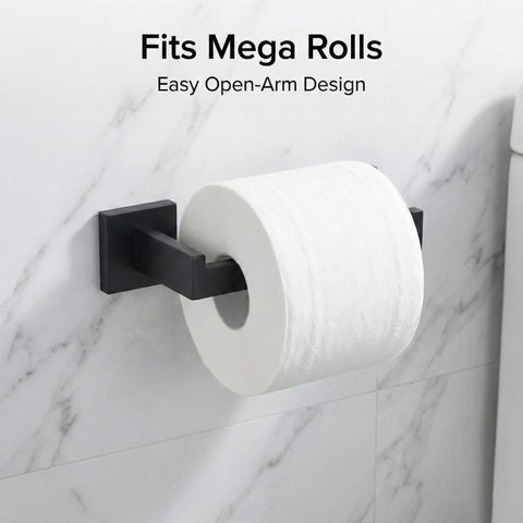 ECOClasp matte black robe hook set for robes and towels.