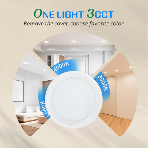 ECOELER 6inch LED disk light dimming range from 5% to 100% for ambience.