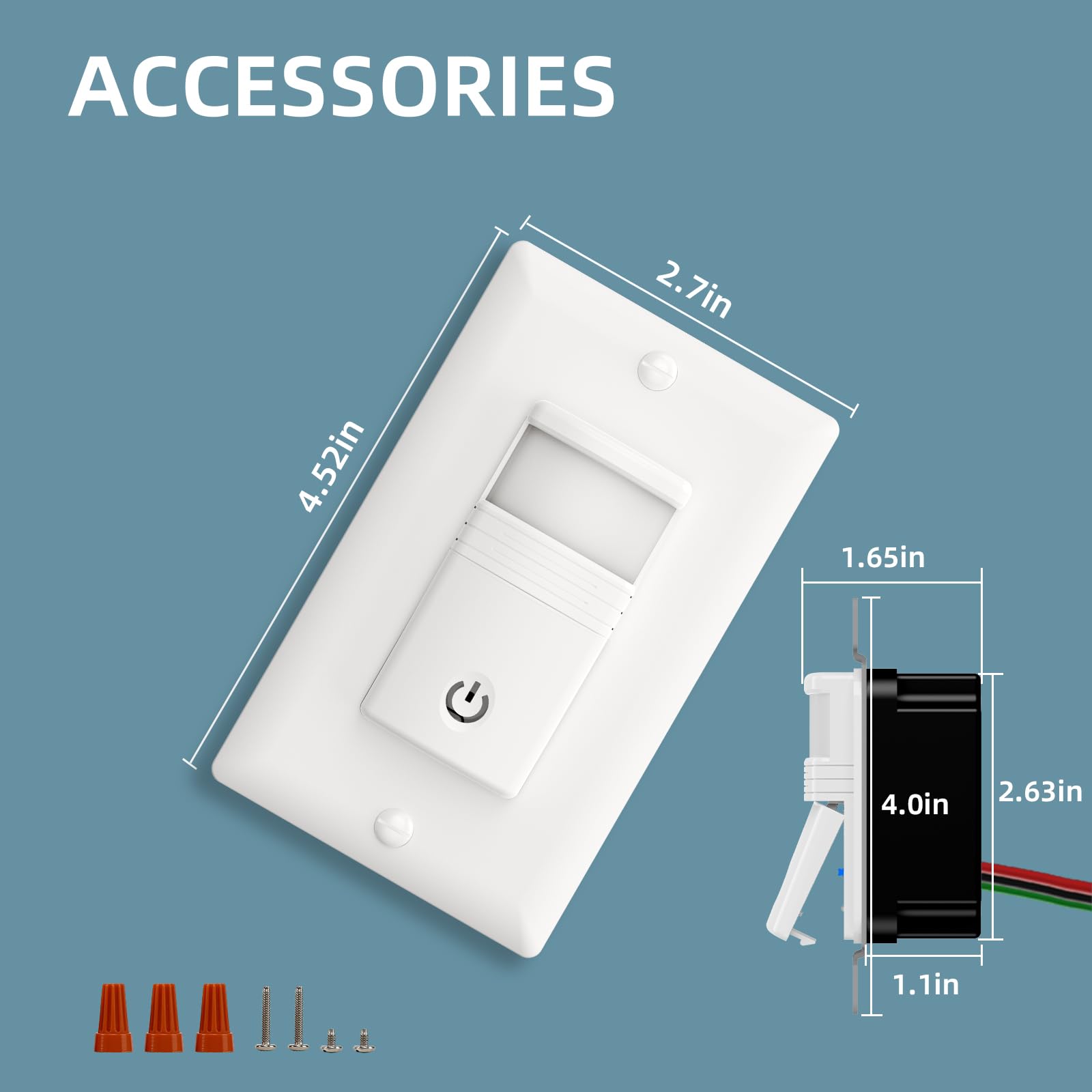 Ecoeler light level sensing adapts to dark or bright ambient conditions