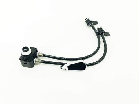 EcoFlush B8106-06L valve with left handle and tubes for reliable single-flush replacement