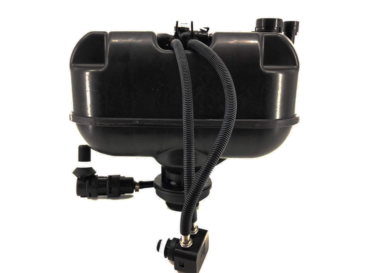 EcoFlush B8106S1 1.6 GPF tank front view emphasizes compact fit for tight spaces.