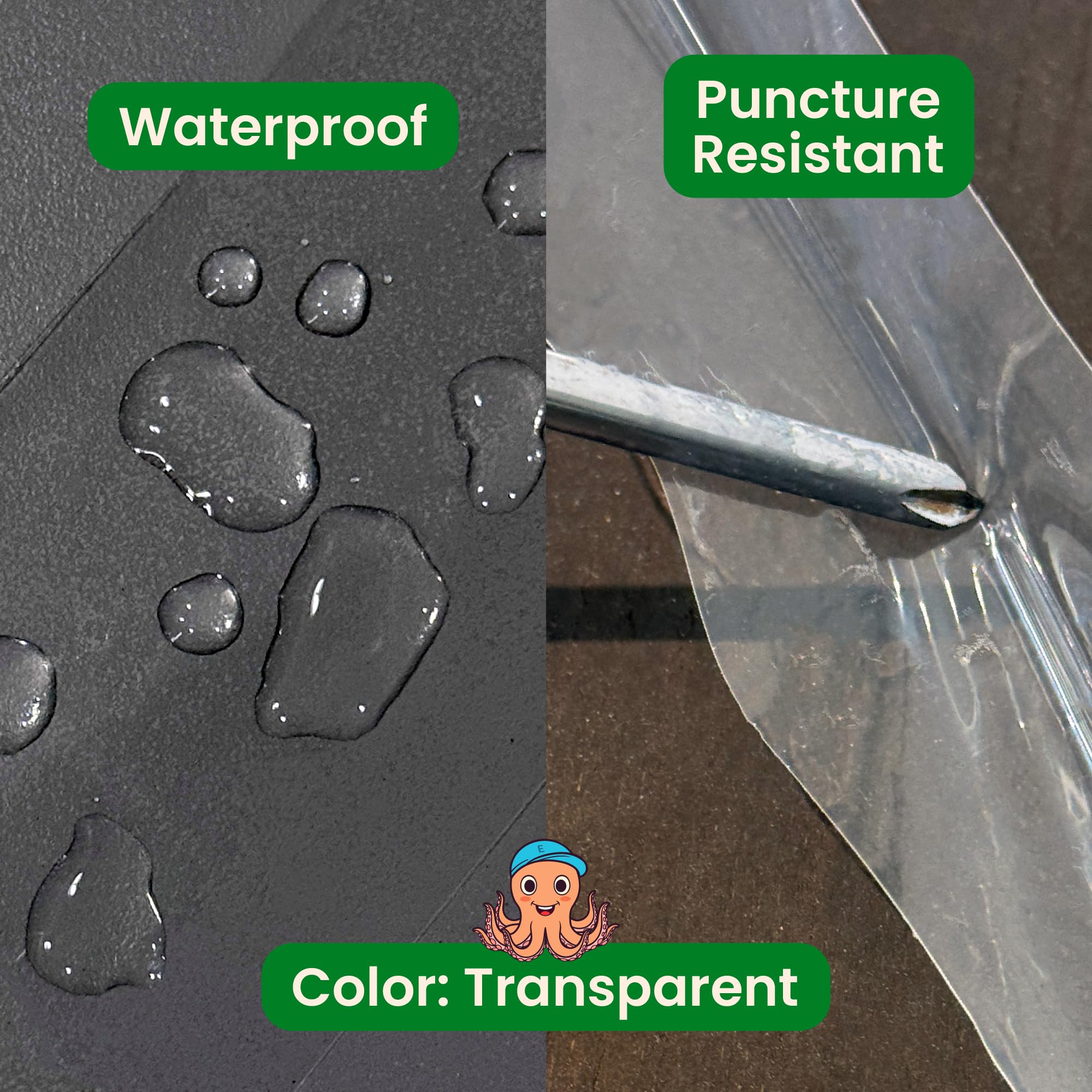 ecohomes 2-inch wide window seal tape close-up emphasizes broader draft coverage.