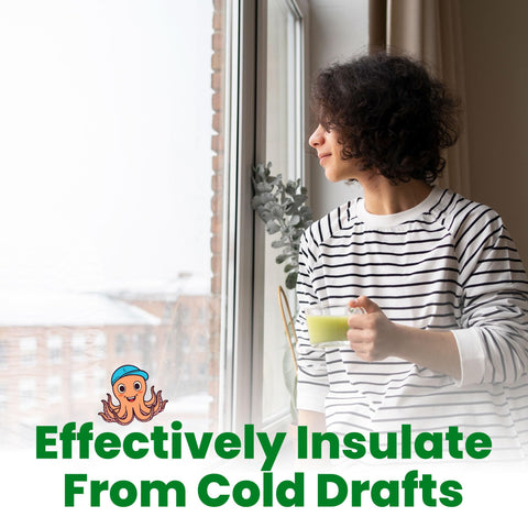 ECOHomes all-season window tape helps reduce drafts and moisture.