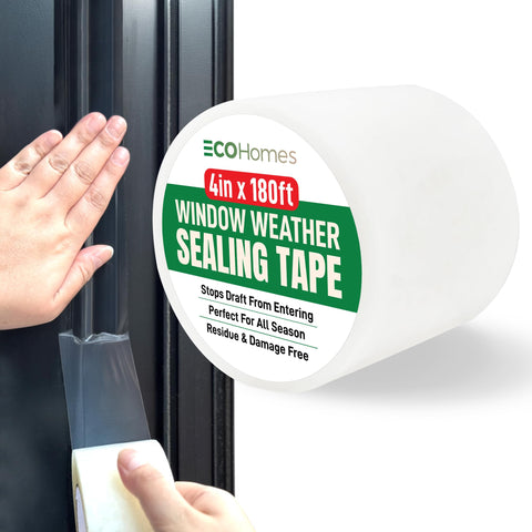 ECOHomes window sealing tape 4in roll seals window gaps for insulation.