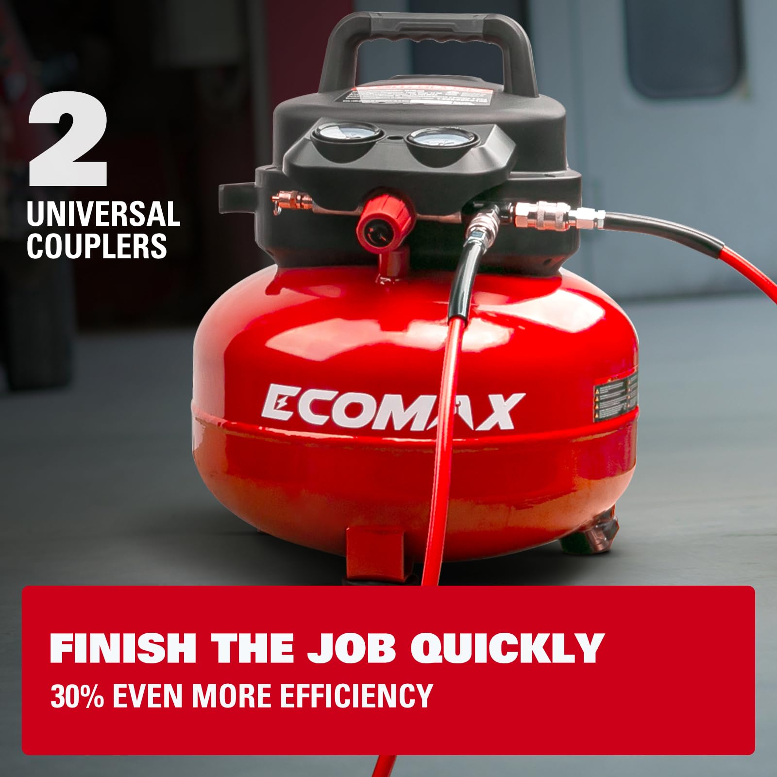 ECOMAX water drain valve facilitates simple maintenance