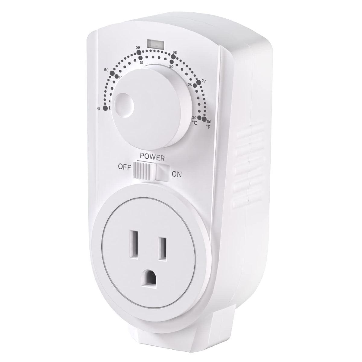 EconoHome adjustable thermostat dial-front for precise, easy temperature control