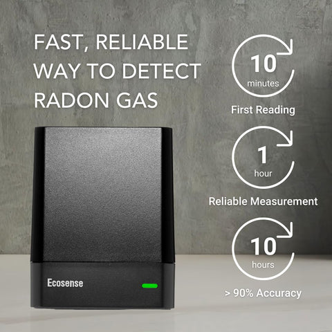 Ecosense EQ100 monitors radon fluctuations for continuous awareness