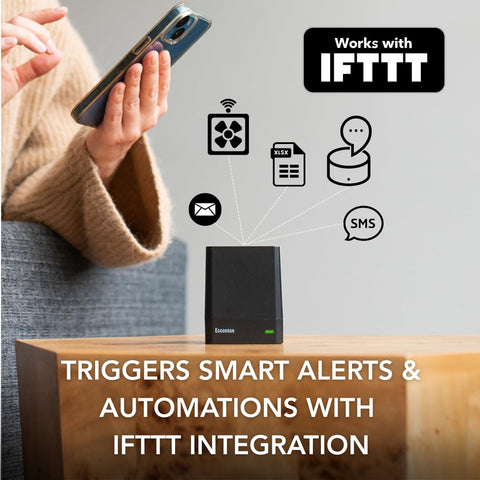 Ecosense EQ100 integrates with IFTTT for smart home automation