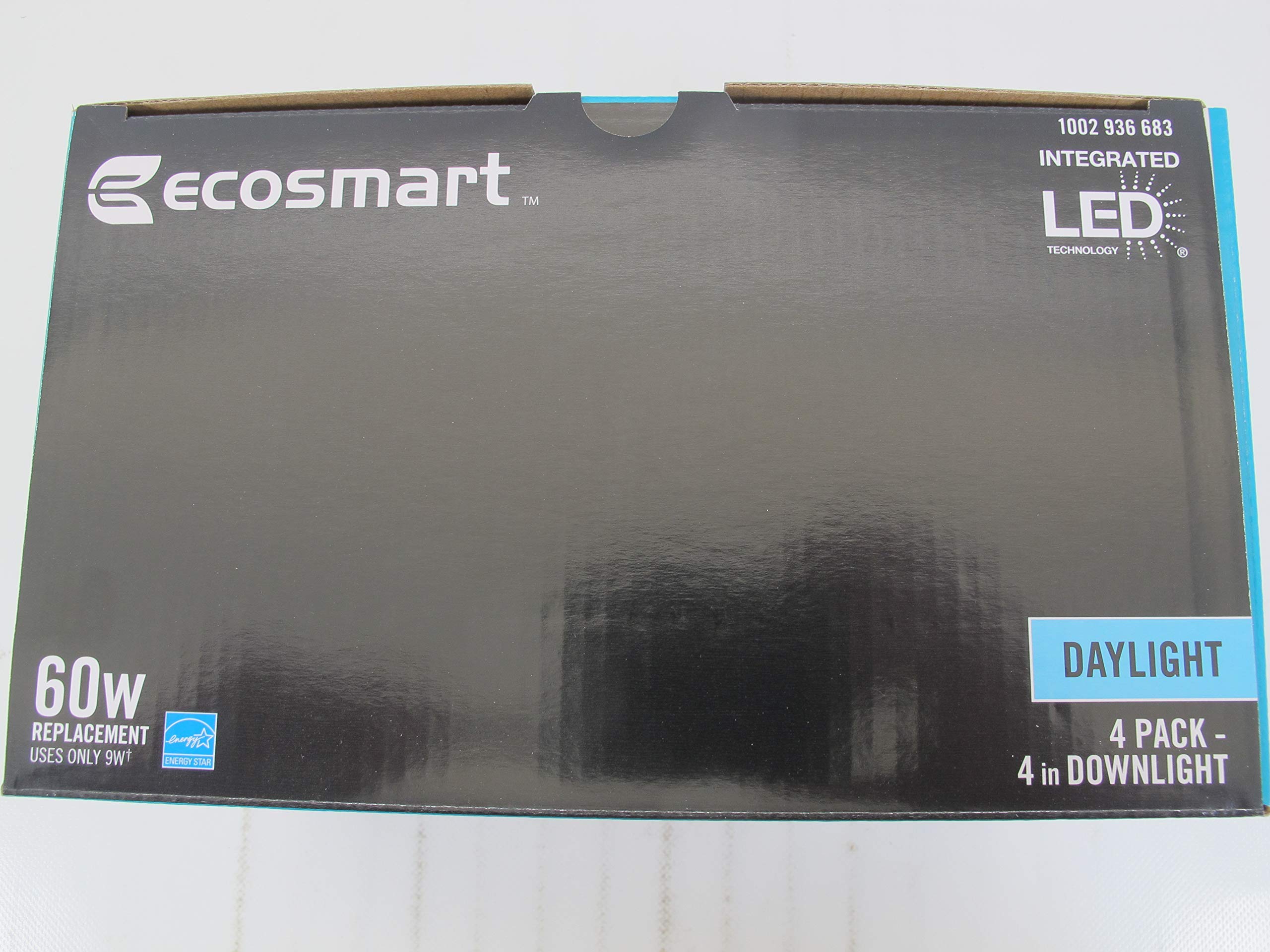 EcoSmart daylight LED downlight delivering bright, even kitchen lighting