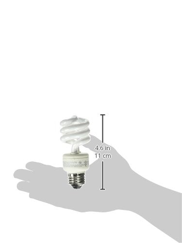 EcoSmart 60W soft white spiral CFL bulb used in kitchen and hallway lighting