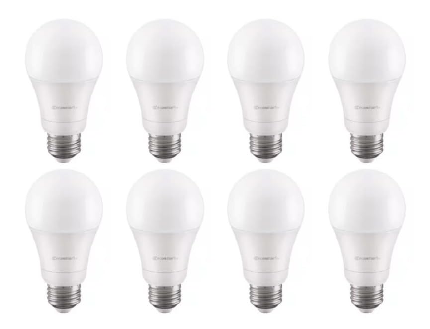 EcoSmart A19 dimmable LED works with most dimmer switches.