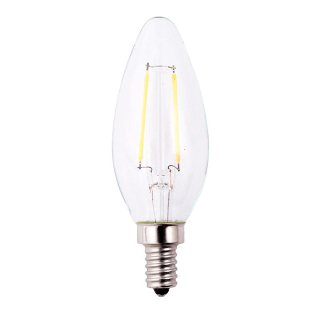 EcoSmart B11 LED bulb demonstrates dimmable brightness for mood lighting