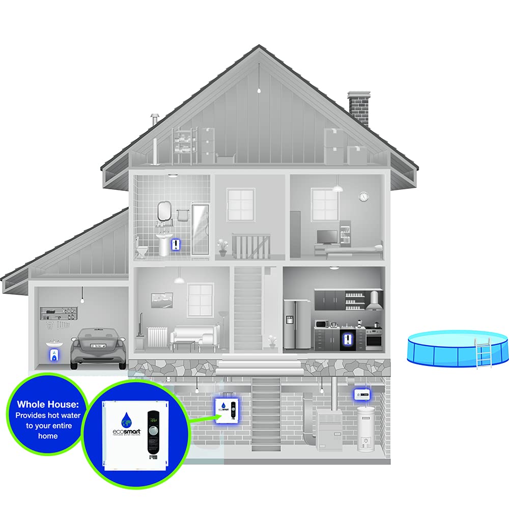 EcoSmart ECO 27 brass tops protect against electrolysis for longevity.