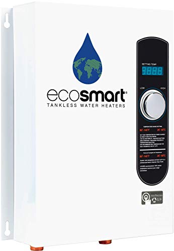 EcoSmart ECO 18 1-degree temperature control increments.