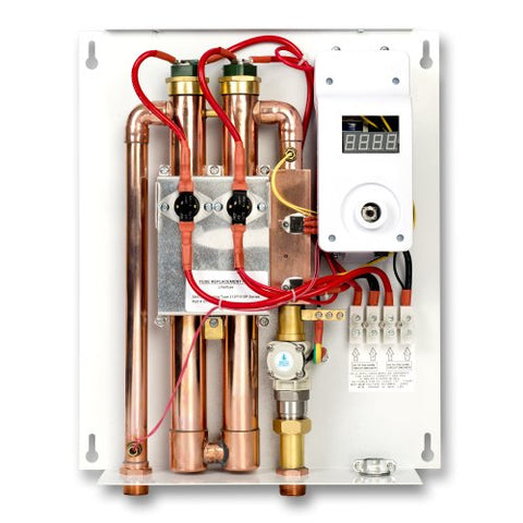EcoSmart ECO 18 self-modulating technology adapts heat efficiently.