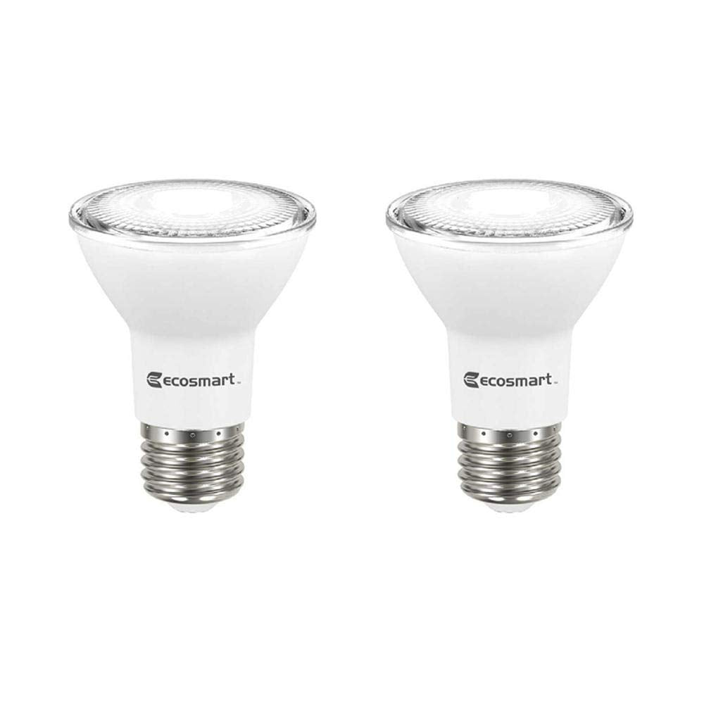 EcoSmart shatter-resistant LED flood bulb ideal for outdoor porch lighting