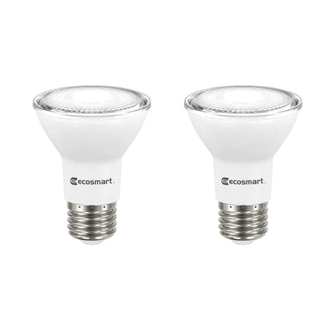 EcoSmart shatter-resistant LED flood bulb ideal for outdoor porch lighting