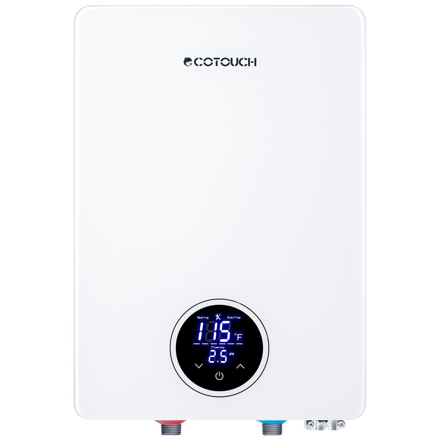 ECOTOUCH ECO180S under-sink installation with compact design.