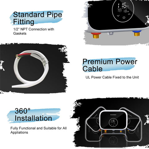 ECOTOUCH ETL-certified and UL-listed for safe home installation.