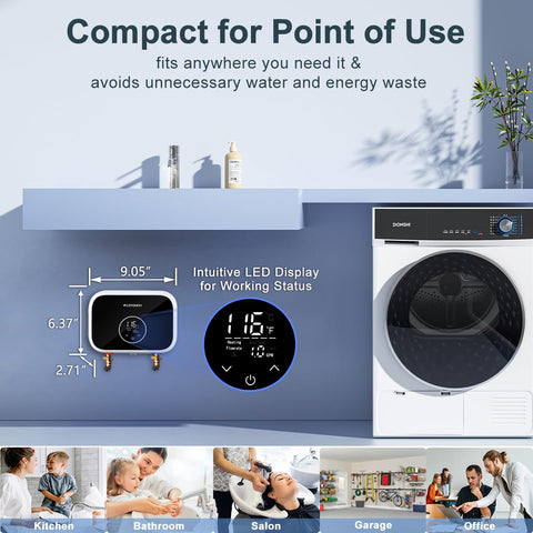 ECOTOUCH self-modulation technology for precise energy management.
