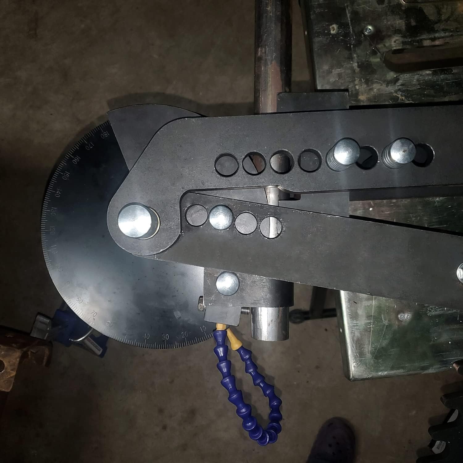 ECOTRIC bender used in a frame-building setup for a DIY project