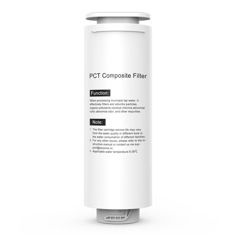 Ecoviva RO600 replacement PCT filter cartridge for efficient home water filtration