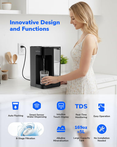 ecoviva water alkaline mineralization enhances flavor while preserving essential minerals.