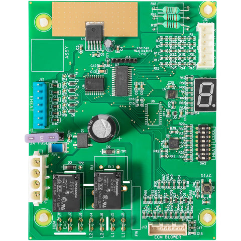 E-cowlboy 1006801R front view control board for Nordyne furnaces.