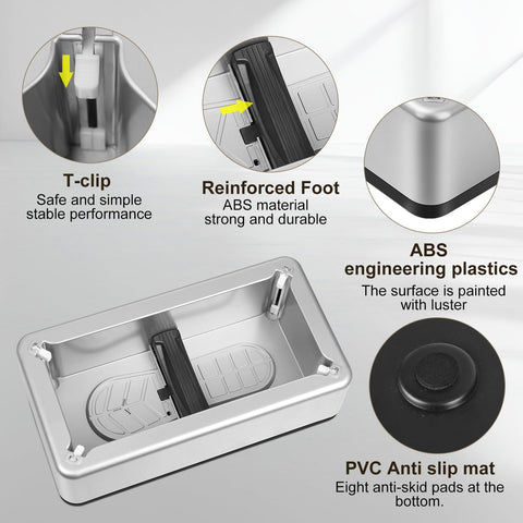 Ecumavin automatic shoe cover machine top view highlights easy loading.