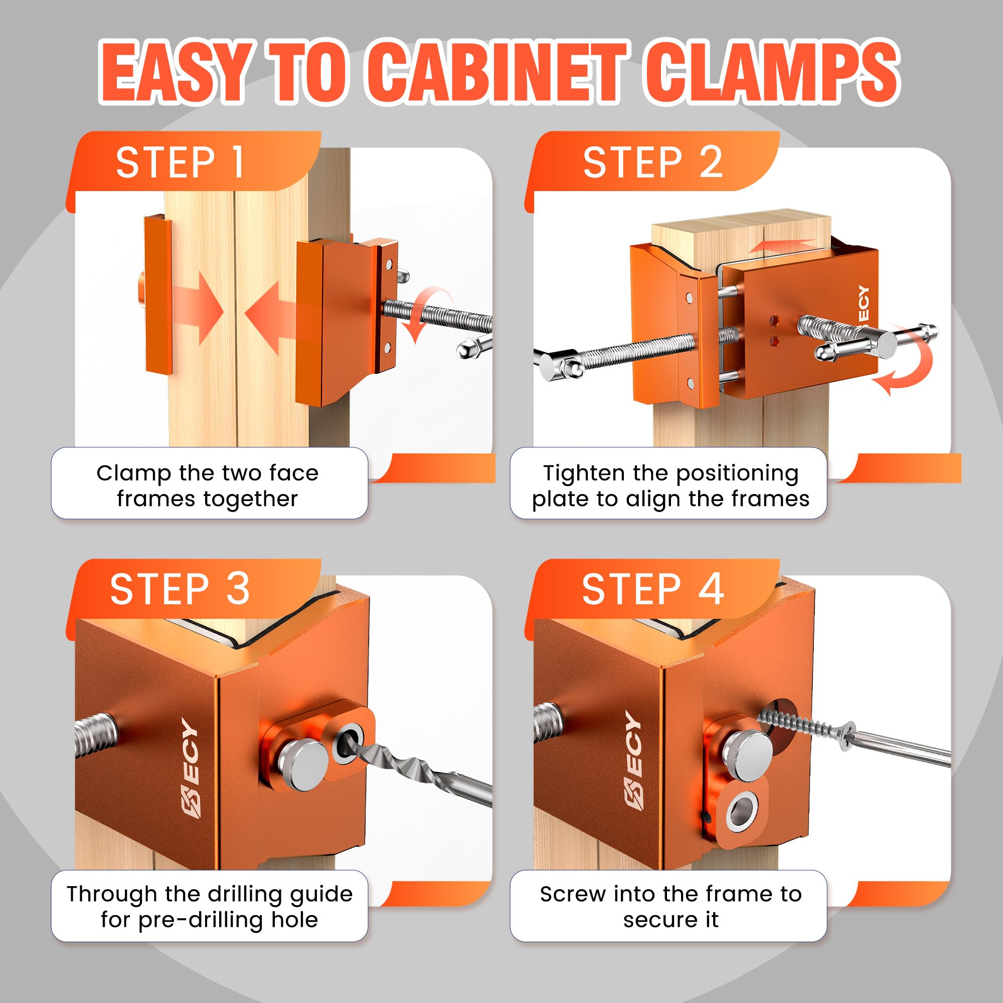 Complete ECY kit with hardware and manual for immediate use