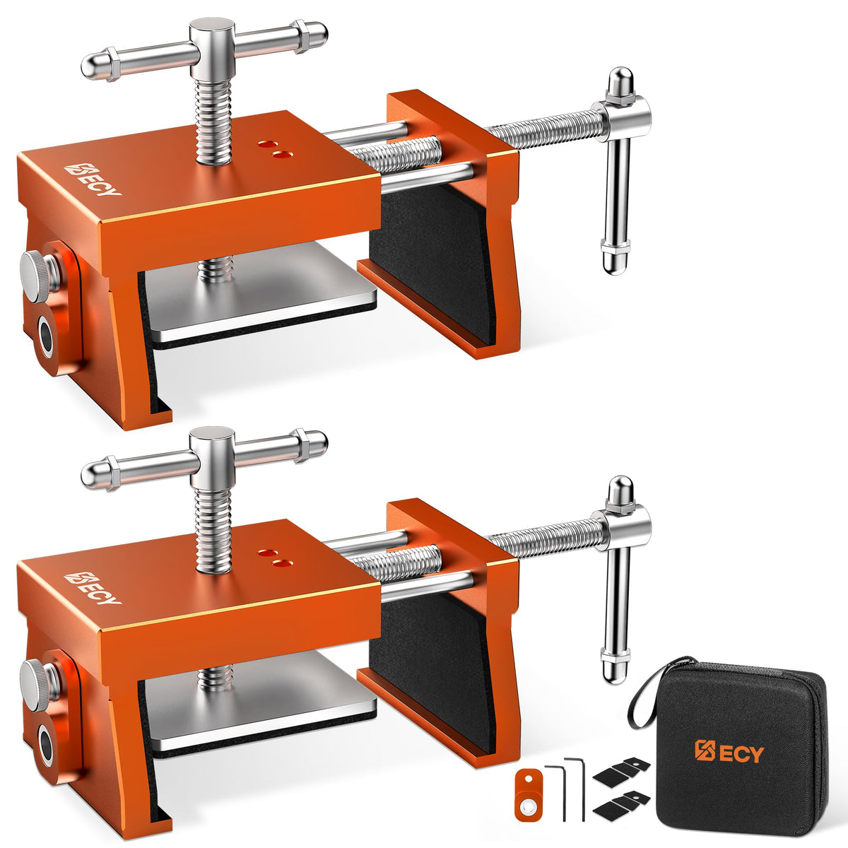ECY cabinet clamps for precise face frame alignment during installation