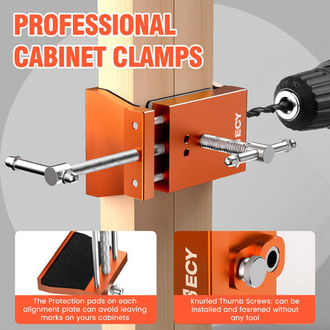 Micro adjustment T bars offer fine control for perfect alignment