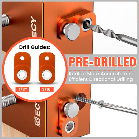 Includes a portable case for on site organization and transport