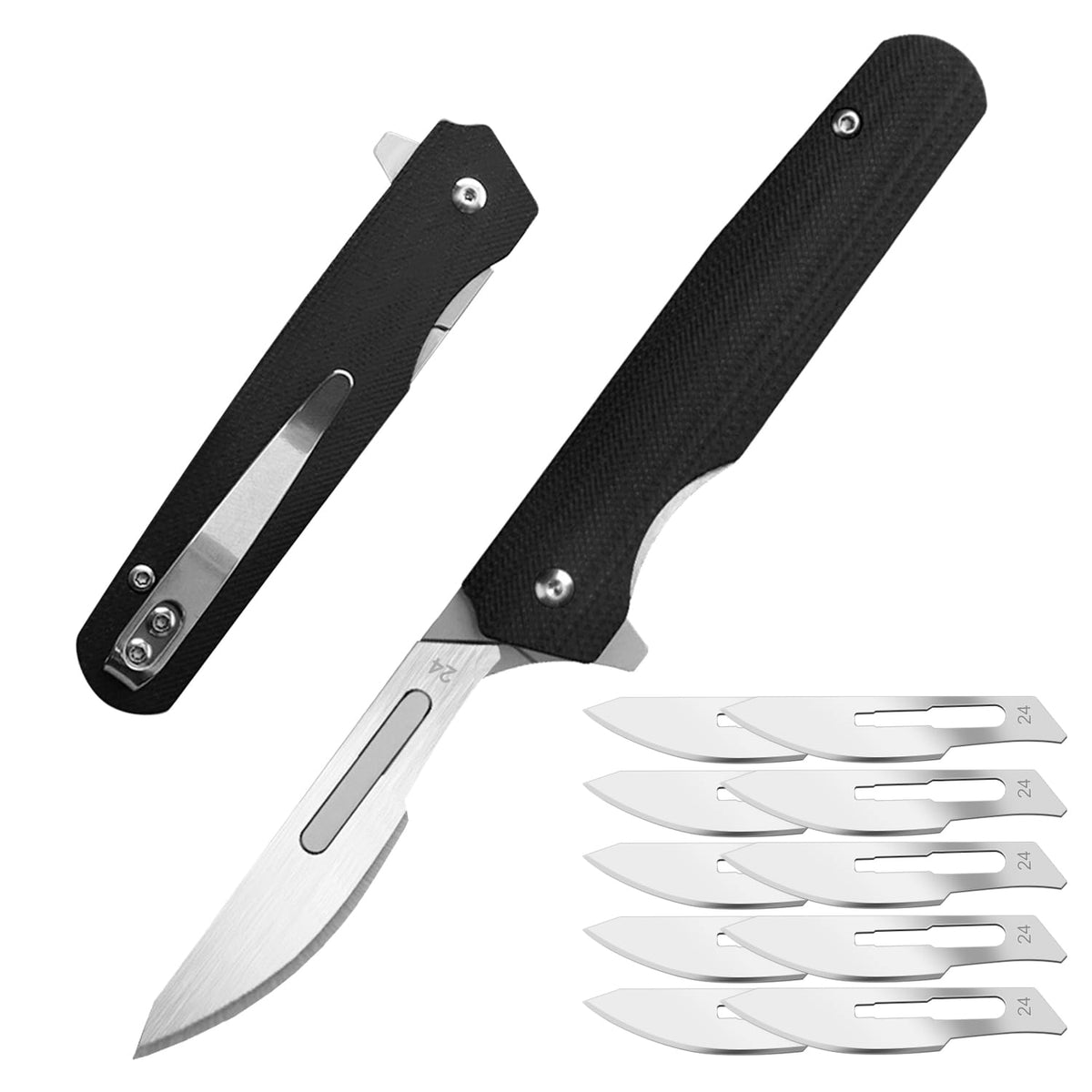 edcfans EDC folding scalpel blade-change feature enables quick blade swaps on the go