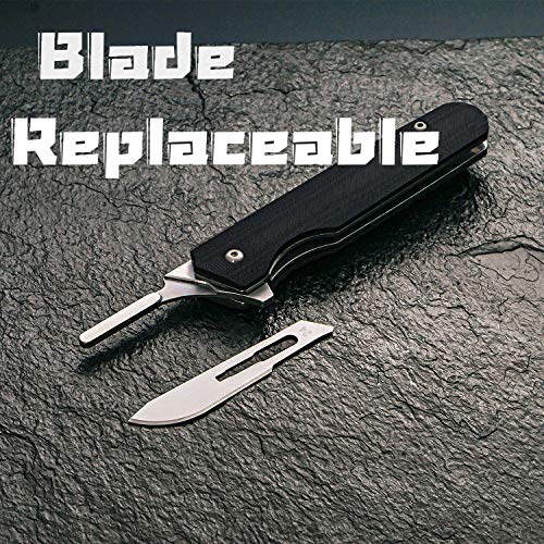 edcfans EDC folding scalpel ergonomic-grip for secure handling in any condition