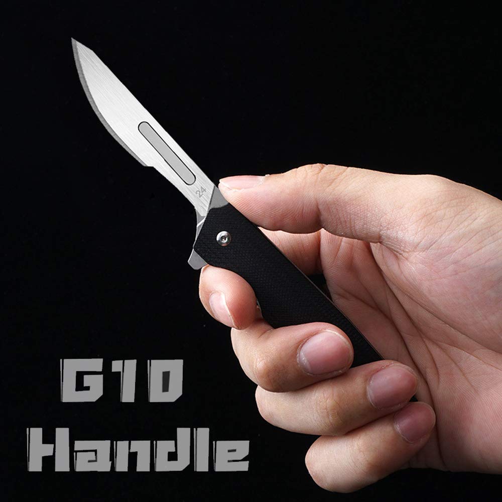 edcfans EDC folding scalpel pocket-compact design fits safely in daily carry