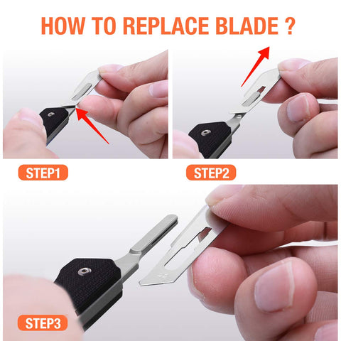 edcfans EDC folding scalpel portable design ideal for tasks at home or on-site
