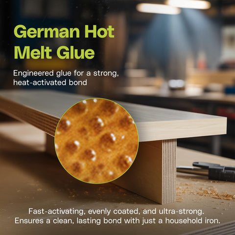 Edge Supply hot melt bond demonstrates strong adhesion during installation